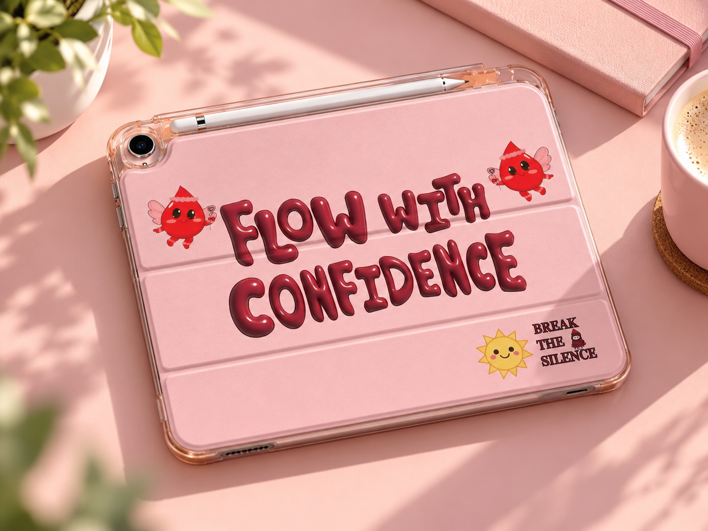 Breaking the Cycle of Silence: ipad case mockup